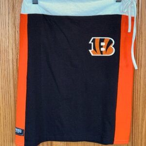 Refried Apparel Bengals Upcycled Mini Skirt Size S